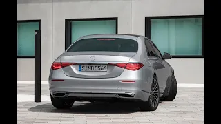 New Mercedes S Class Light in Action and New Technology