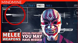 Payday 2 Melee Weapons - Special Features You May Have Missed