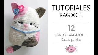 🍀 GATO RAGDOLL Amigurumi tipo Squishmallow | Amigurumi Ragdoll Cat Squishmallow Type | (2/2)