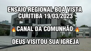 Ensaio Regional Glorioso na Central Boa Vista - Curitiba - 19/03/2023 - Comunhão