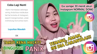 PART 1 AKUN INSTAGRAM DIBATASI?? INI CARA MENGATASINYA!!!