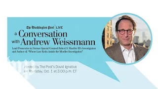 Andrew Weissmann on his new book, "Where Law Ends: Inside the Mueller Investigation" (Full Stream)