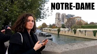 Notre-Dame de Paris Update + Quai Saint-Michel Walking Tour