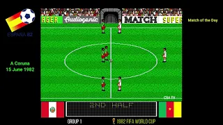 1982 FIFA World Cup - Group 1 - Peru-Cameroon 2-0