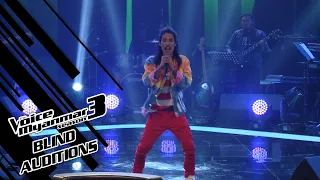 Ba Wa : "No Woman No Cry" - Blind Auditions - The Voice Myanmar Season 3, 2020