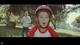 Украинская реклама Ariel, первая поездка на велосипеде