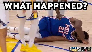 Doctor Reacts to Joel Embiid Knee Injury vs Warriors