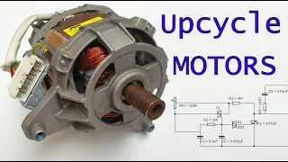 How to reuse Washing Machine Motors [Arduino vs Basic Triac control]