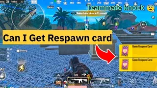 Can I Get Respawn Card? Battleground Mobile India Pubg