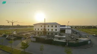 Sunset Time-lapse of construction site - Khung cảnh hoàng hôn Dự án  FDA - GMP GROUPS