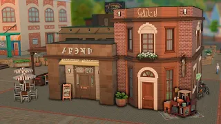 Секонд-Хенд & Чай с шариками🧋| Строительство The Sims 4 | No CC