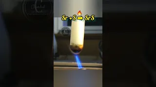 Strontium Metal Got 😠 😡 With Sulphur #experiment #chemistry #chemistroland