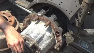 Replacing wheel studs on a big truck. May 14, 2018