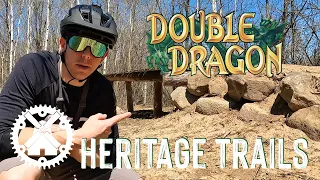 DOUBLE DRAGON Trail Breakdown & Review | Heritage Trails Mountain Bike Park | Slinger, Wisconsin