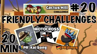 FRIENDLY CHALLENGES #20 | 20 MINUTES EDITION | Hill Climb Racing 2