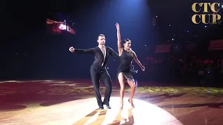 2019 CTC CUP  professional latin Final Solo -  Dorin Frecautanu & Marina Sergeeva Moldova