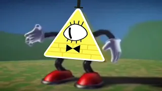 Dancing triangle meme, but the dancing triangle is Bill Cipher