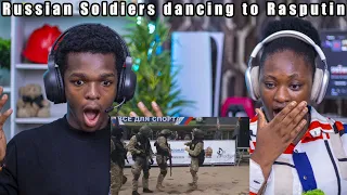 FIRST TIME SEEING Russian Soldiers dancing to Rasputin REACTION!