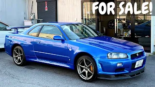 RARE? Nissan Skyline GT-R R34 VSPEC II for sale!