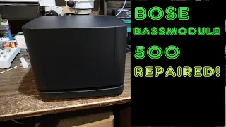 BOSE BASSMODULE 500 NO POWER REPAIR!