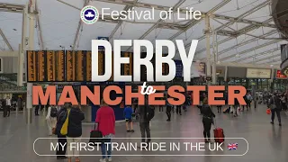 VLOG| Taking Train In The UK 🇬🇧 For The First Time + Festival of Life + AO Arena + Family Trip