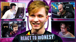 CSGO PROS & CASTERS REACT TO m0NESY PLAYS 2023