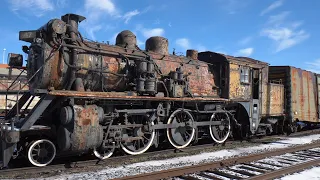Train Graveyard - Rare Locomotives & Train Cars Rusting Away
