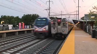 Amtrak & NJ Transit High Speed Northeast Corridor Trains @ Princeton Junction (9/5/19)