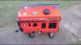 will it run? free old kawasaki 550 generator
