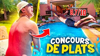 CONCOURS DE PLATS AVEC NOS SOEURS DANS LA PISCINE ! (on a souffert mdrrr)