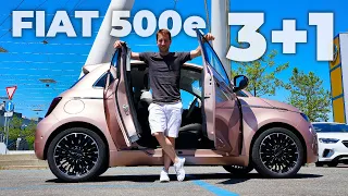 New Fiat 500e 3+1 2021 Review Interior Exterior