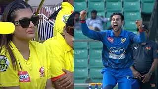 Chennai supporters disappointed after losing Vikranth's wicket vs Mumbai Heroes | CCL 2024