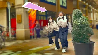 BUSHMAN PRANK IN JAPAN : GIRLS GOT SHOCKED🤪🤪🤪