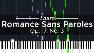 Fauré: Romance sans paroles Op. 17, No. 3 // Christine Croshaw