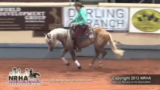 Wimpys Littlecolonel ridden by Jordan Larson - 2012 NRHA Derby (Open Finals)