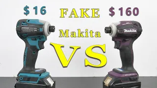 Fake Makita VS Makita TD172D 20V Lithium-Ion Brushless Impact Driver