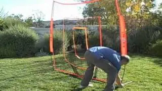 Setting up the strike zone with the Bow Net