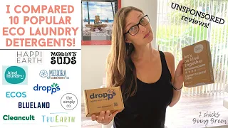 Popular ecofriendly laundry brands compared - Best & Worst! Natural LAUNDRY products HONEST reviews