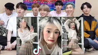 BTS REACTION Kika Kim (XO Team) TikTok Top