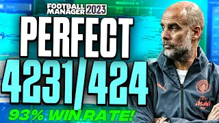 93% Win Rate | Pep's PERFECT 4231/424 FM23 Tactics! | Best FM23 Tactics