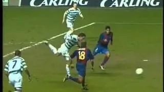 Celtic  1 - 0 Barcelona.