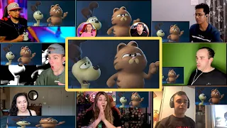 The Garfield Movie - New Trailer Reaction Mashup | Chris Pratt