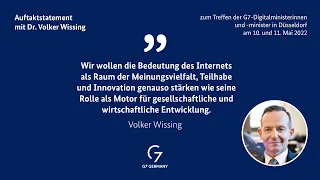 Wir brauchen ein freies Internet | #Wissing #G7