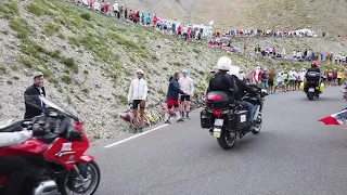 TOUR DE FRANCE COL DU GALIBIER PASSAGGIO PROFESSIONISTI