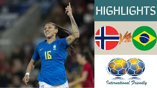 🇳🇴 Norway vs Brazil 🇧🇷 Women's Friendlies Highlights