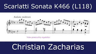 Domenico Scarlatti - Sonata in F minor K466 (Christian Zacharias)