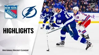 Тампа-Бэй - Рейнджерс / NHL Highlights | Rangers @ Lightning 11/14/19