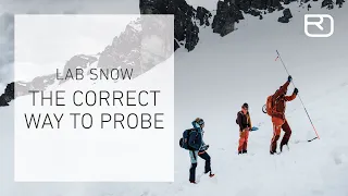 The correct way to probe after an avalanche – tutorial (15/17) (English) | LAB SNOW