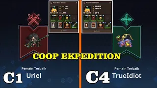 COOP EXPEDITION CHALLENGE 1 & 4 ! FP ANOTHER WEAPON - Guardian Tales