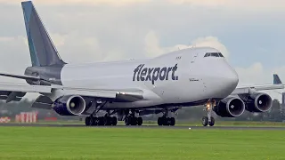 33 HEAVY LANDINGS | B747-8F, A380, B777, A350 | Amsterdam Schiphol Airport Spotting